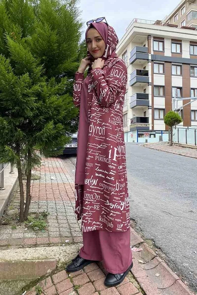 Moda Çizgi Tesettür Takım - Resim 4