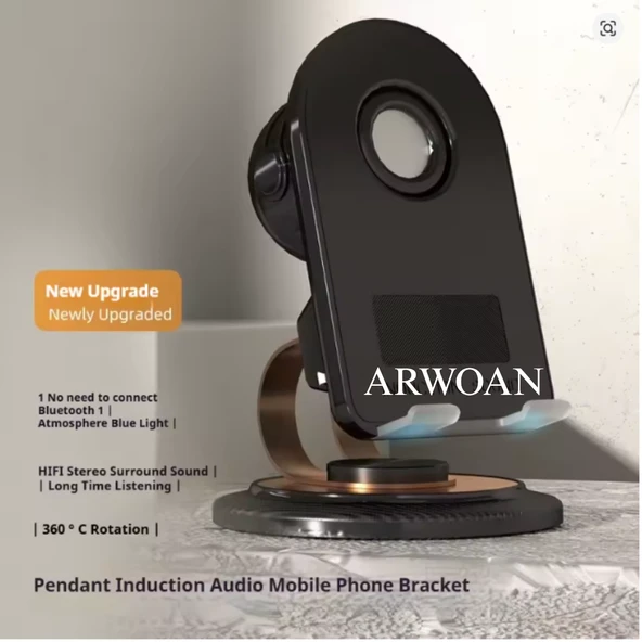 ARWOAN Kablosuz Şarjlı Telefon Tutucu ve Ses Yükseltici - 5