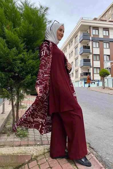 Moda Çizgi Tesettür Takım - Resim 3