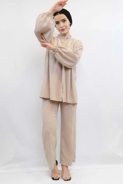 Moda Çizgili Robalı İkili Takım Taş - Resim 3