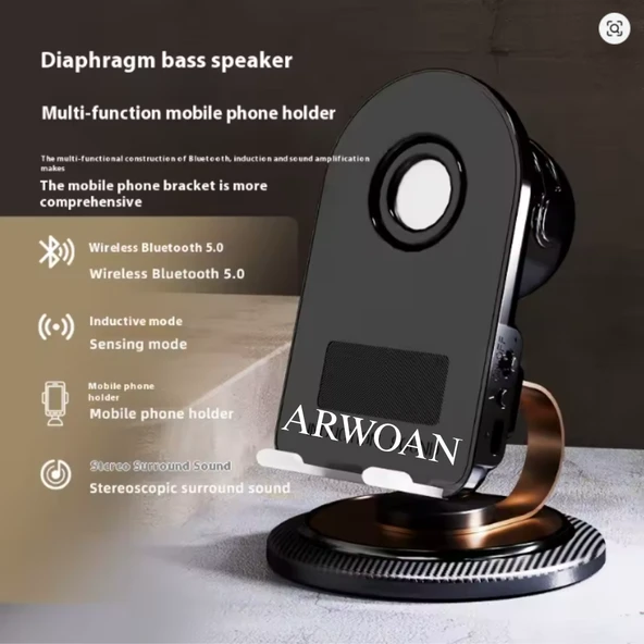 ARWOAN Kablosuz Şarjlı Telefon Tutucu ve Ses Yükseltici - 6