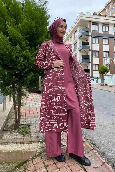 Moda Çizgi Tesettür Takım - Resim 2