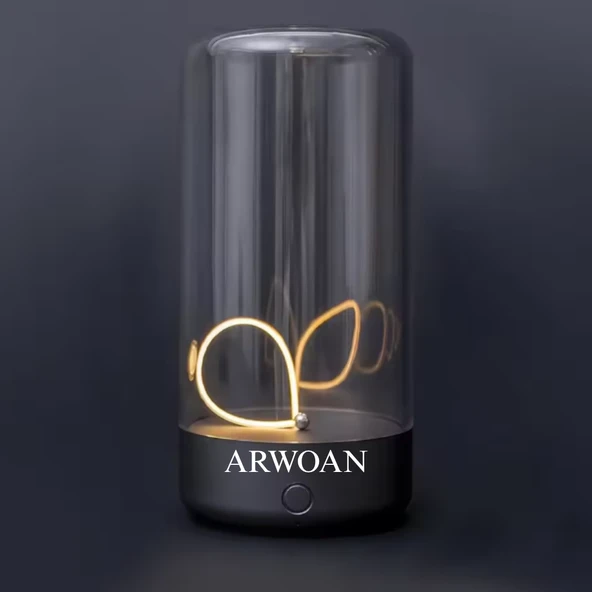 ARWOAN Dokunmatik Kontrollü LED Masa Lambası Şarjlı, Manyetik, Gece Lambası ve Dekoratif Aydınlatma - 7