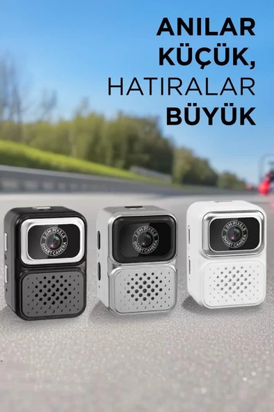 Torima CMR-36 Beyaz Mini Anahtarlık Dijital 480P Video Fotoğraf Makinesi Kamera - 3