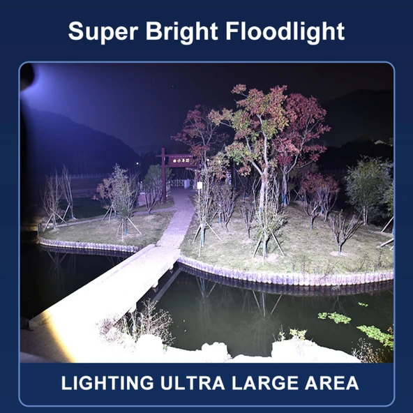 ARWOAN Yüksek Güçlü LED El Feneri Alüminyum Gövde, Zoom Özellikli, Type-C Şarjlı, Süper Parlak Beyaz Lazer LED - 5