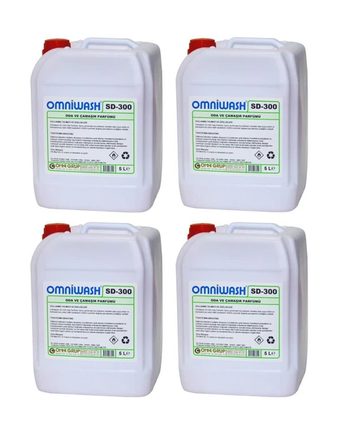 Omniwash SD-300 Tropikal Oda ve Çamaşır Parfümü 5 Litre 4 Adet
