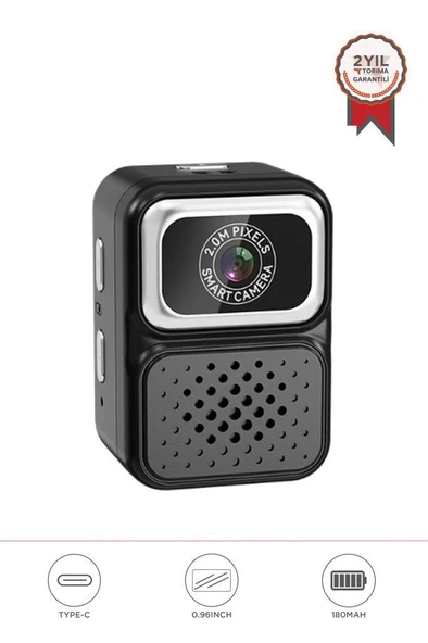 Torima CMR-36 Siyah Mini Anahtarlık Dijital 480P Video Fotoğraf Makinesi Kamera - 1