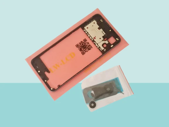 Tkgz - Oppo Realme C65 KASA FULL Arka Kapak Batarya Kapağı - SİYAH - Resim 2