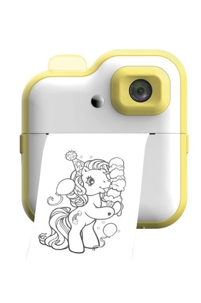 Torima TRM-CMR15 Sarı Dijital Video Kayıt Fotoğraf Çocuk Kamerası Anlık Termal Resim Kağıt Baskılı Yazıcı - 3