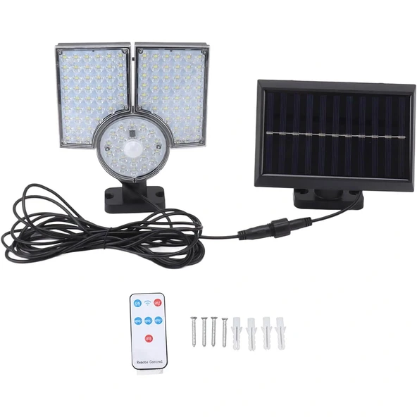 KUMANDALI SENSÖRLÜ SOLAR SOKAK LAMBASI (5047) - 2
