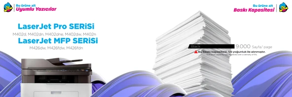 Hp 26X / CF226X / M400 / M402 / M426 Muadil Toneri - 4'lü Paket - 2