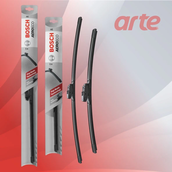 Fiat Punto Evo (2009–2012) Uyumlu | Bosch AeroEco Ön Silecek Takımı | 2'li Set | - Resim 3