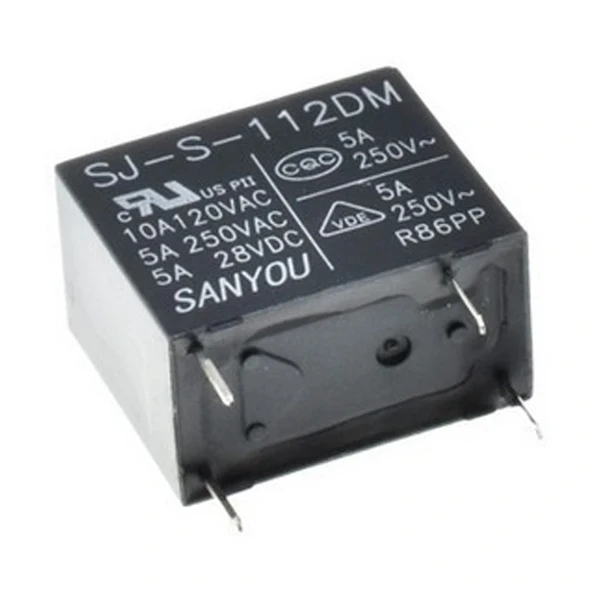 SJ-S-112DM 4 BACAK 5A 25OVAC RÖLE (5047) ürün görseli