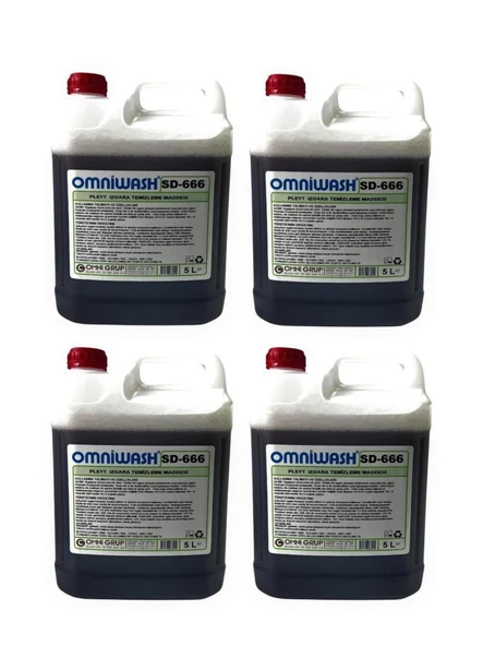 Omniwash Sd-666 Pleyt Izgara Temizleme 5000 ml 4 Adet