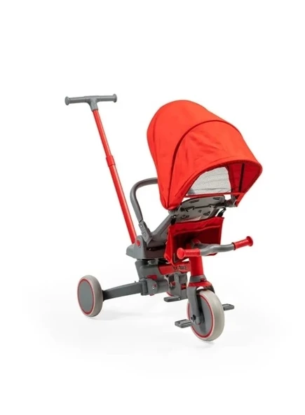 Baby2go Go Bike Üç Tekerlekli Katlanabilir Bisiklet Kırmızı - 8