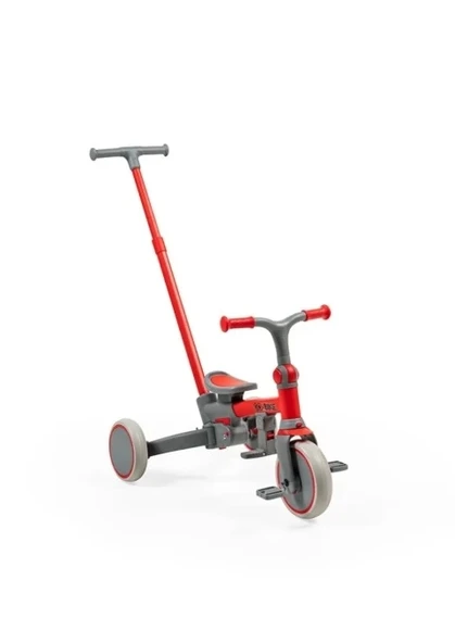 Baby2go Go Bike Üç Tekerlekli Katlanabilir Bisiklet Kırmızı - 6