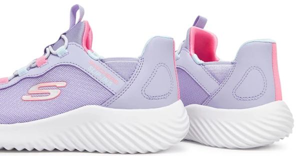 Skechers Bounder Slip-İns Simle Cute 303585L Ortopedik Çocuk Spor Ayakkabı - Resim 6