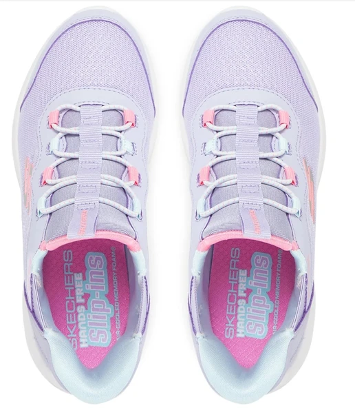 Skechers Bounder Slip-İns Simle Cute 303585L Ortopedik Çocuk Spor Ayakkabı - Resim 5