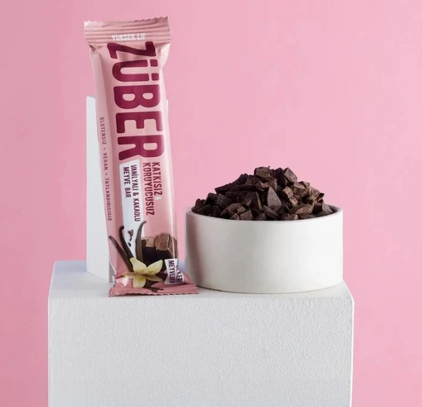 Züber Meyve Barı 40 Gr Vanilyalı Ve Kakaolu ürün görseli 1