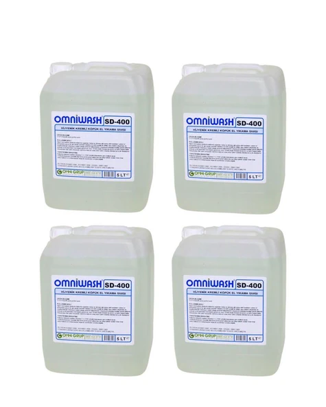 Omniwash SD-400 5000ml Hijyenik Köpük Sıvı El Sabunu 4 Adet