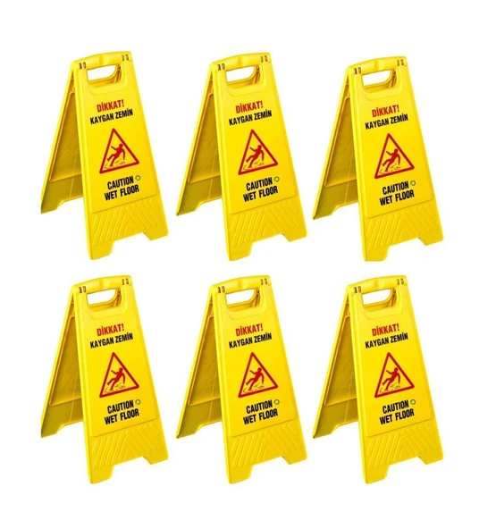 Omnisoft UCTM KZ100 Kaygan Zemin Uyarı Levhası 6 Adet