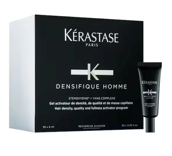 Kerastase Densifique Cure Densifique Homme  - Erkeklere Özel Saç Yoğunlaştırıcı Bakım Kürü 30 x 6 ürün görseli