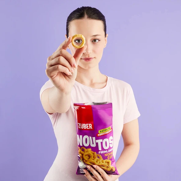 Züber Noutos Fırın Nohut Cipsi 55 Gr Ekşi Krema Ve Soğan - Resim 4