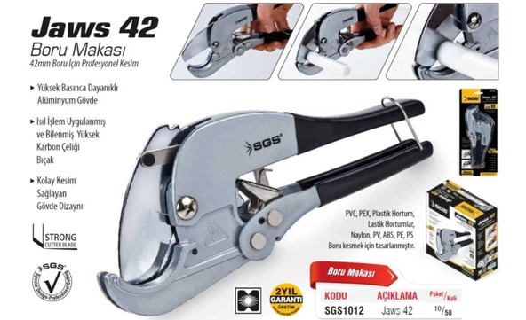 Sgs 1012 Pprc Boru Makası  JAWS42 - 3