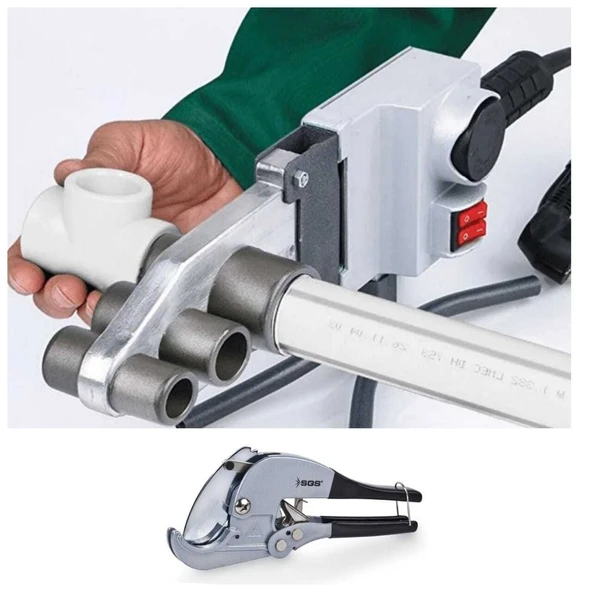 Sgs 348 PANZER PPRC Boru Kaynak Makina Seti 1500 Watt + Makas Dahil Paket