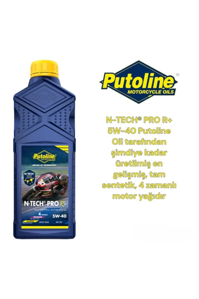 PUTOLINE N-TECH PRO R+ 5W-40 Motosiklet Yağı