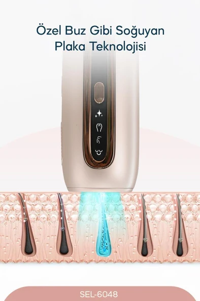 Sinbo Sel-6048 IPL Lazer Epilasyon Cihazı Acısız Kalıcı Epilasyon Purple - Resim 5