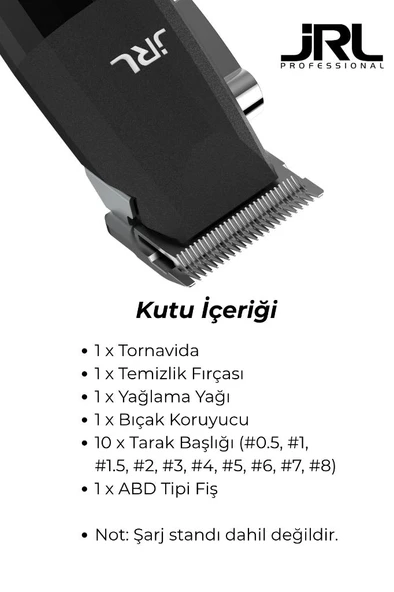 JRL FreshFade Profesyonel Saç Kesim Tıraş Makinesi Silver FF2020-C - Resim 5