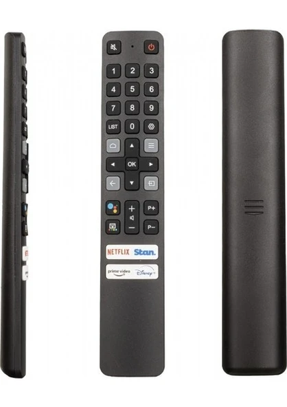 TCL Weko Kl Tcl RC901V Far1 Netflıx-Stan.-Prıme Vıdeo-Dısney+ Tuşlu LCD LED Tv Kumanda Siyah ürün görseli 1