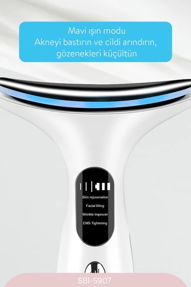 Sinbo Sbı-5907 Yüz ve Boyun Masaj Cihazı Kolajen Destekli Cilt Bakımı - 6