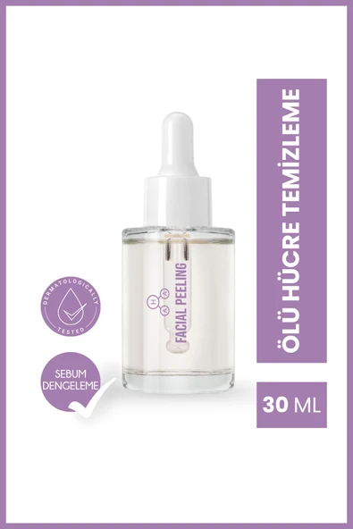 AHA & BHA Yenileyici Peeling Serumu – Gözenek Sıkılaştırıcı & Mat Ton Arındırma