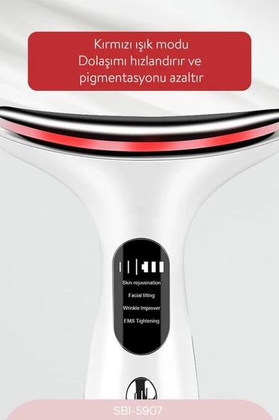 Sinbo Sbı-5907 Yüz ve Boyun Masaj Cihazı Kolajen Destekli Cilt Bakımı - 5