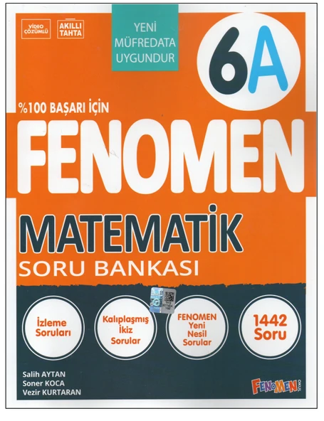 Fenomen 6.Sınıf 6A Matematik Soru Bankası