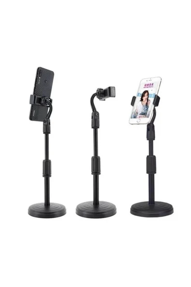 MENFRY Masaüstü Teleskopik Telefon Tutucu 360 ° Döndürülebilir Stand - 4
