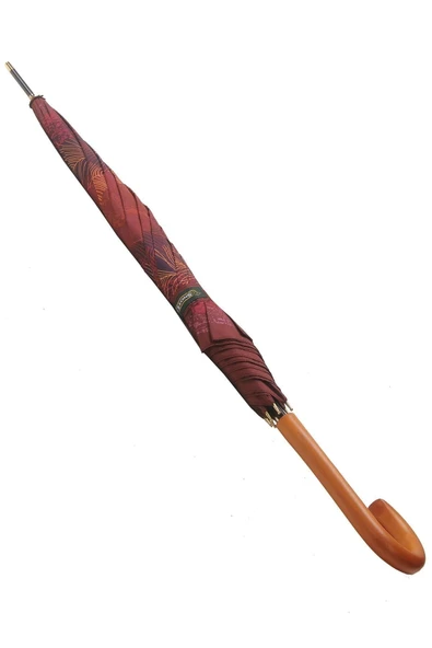 louisiana polo Snotline Lüx Baston Şemsiye Bordo Desenli - 3
