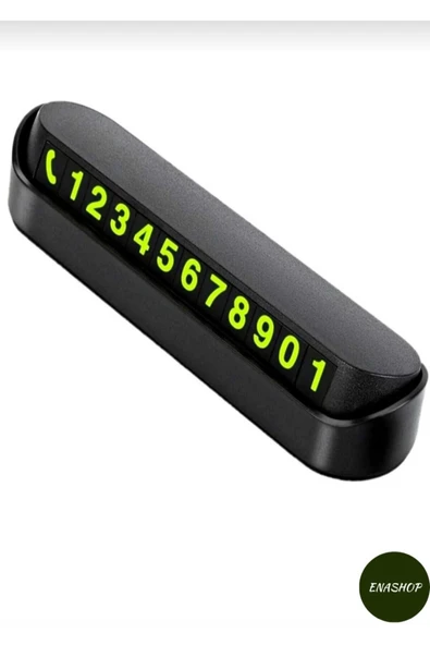 ENASHOP Oto Araba Göğüs Üstü Numaratör Aç Kapa Sistem Araç Park Telefon Numaratörü - 5