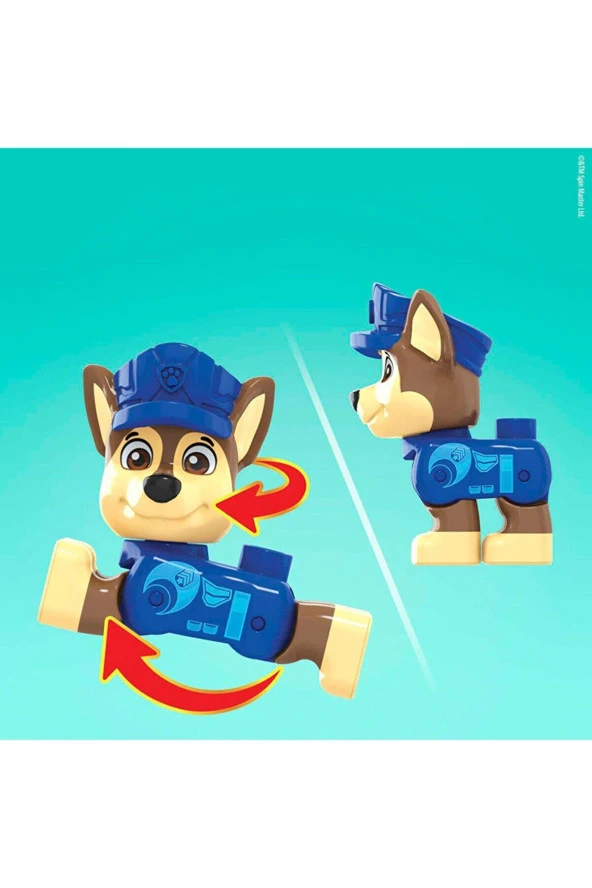 Mattel Mega Bloks Paw Patrol Chase'in Polis Aracı - Resim 4
