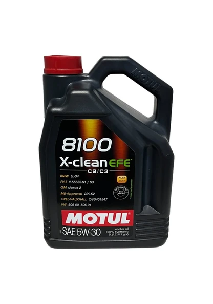 Motul 8100 X-clean Efe C2/c3 5w-30 5 Lt