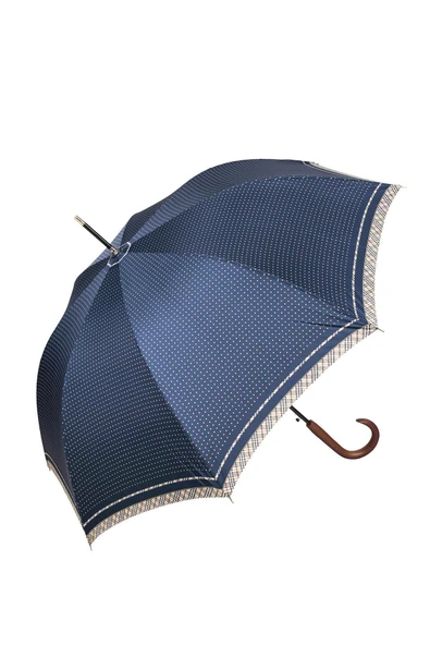 APRİL Snotline Kadın Uzun Baston Şemsiye Sarı Puantiyeli Lacivert 23l ürün görseli 1