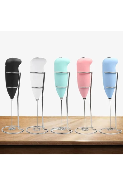 Hitit Mini Mikser Kahve Köpürtücü Süt Köpürtücü Karıştırıcı Pilli Çırpıcı - 3