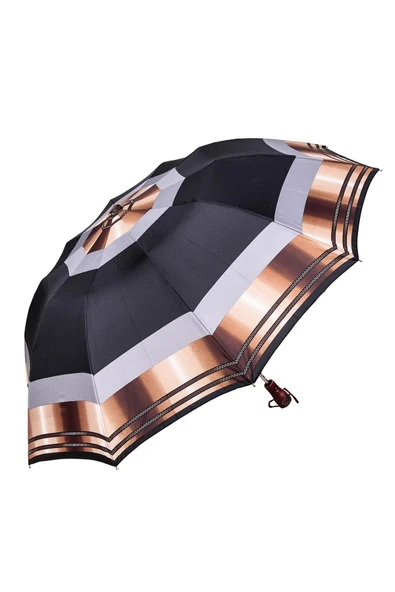 APRİL Snotline Kadın 10 Telli Şemsiye Çok Desenli Siyah 32l ürün görseli 1