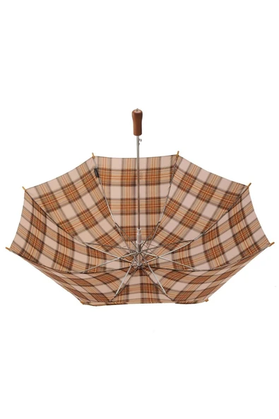 louisiana polo Snotline Baston Şemsiye Ekose Bej - Resim 2