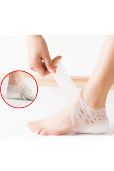 CMT 2 Adet Hava Yastıklı Tam Boy Tabanlık Gizli Topuk Uzatıcı 3cm - 1