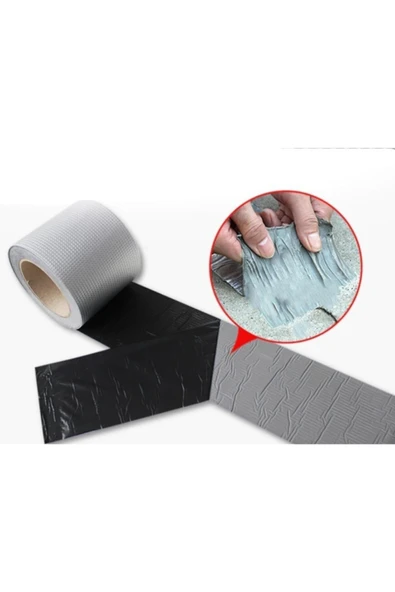kartalshopping Çamur Bant Alüminyum İzolasyon Tamir Çatlak Bandı 2m x 10cm - 1