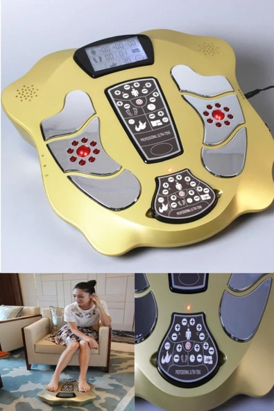 Nikadu Hem Ayak Hem De 4 Adet Elektroped Ile Vücut Da Kullanılabilir Elektromanyetik Ağrı Alan Tens Cihazı - Resim 3