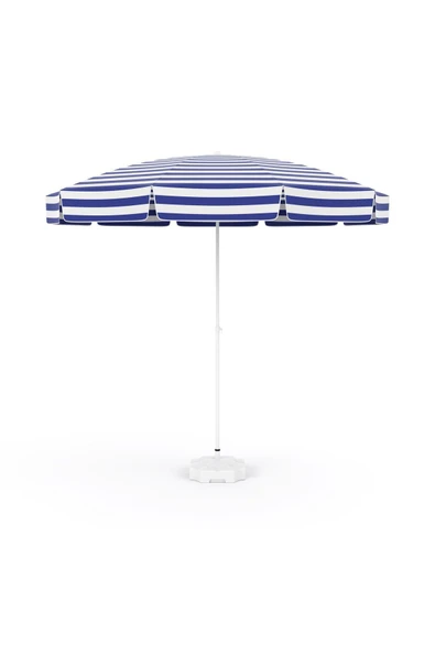 ENASHOP Sarı Plaj Şemsiyesi Eğilebilir Bahçe Balkon Şemsiyesi Branda Kumaş 2 Metre 10 Telli Dayanıklı - 2